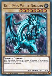 Blue-Eyes White Dragon (Ultra Pharaoh's Rare) #MAMA-EN104