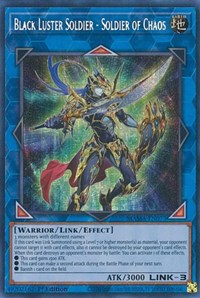 Black Luster Soldier - Soldier of Chaos (Secret Pharaoh's Rare) #MAMA-EN073