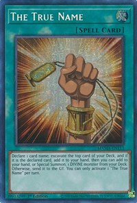 The True Name (Secret Pharaoh's Rare) #MAMA-EN113