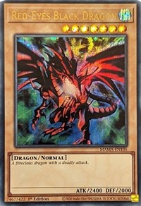 Red-Eyes Black Dragon (Ultra Pharaoh's Rare) #MAMA-EN105