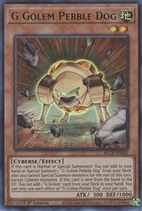G Golem Pebble Dog #BLCR-EN041