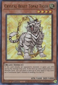 Crystal Beast Topaz Tiger #BLCR-EN050