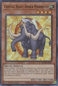Crystal Beast Amber Mammoth #BLCR-EN051