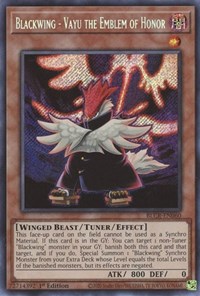 Blackwing - Vayu the Emblem of Honor #BLCR-EN060