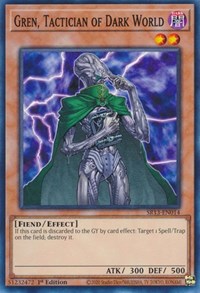 Gren, Tactician of Dark World #SR13-EN014