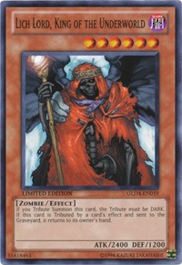 Lich Lord, King of the Underworld #GLD4-EN019