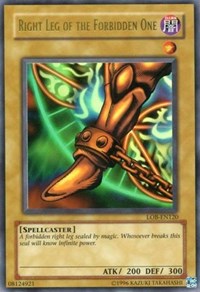 Right Leg of the Forbidden One #LOB-EN120