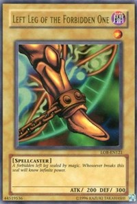 Left Leg of the Forbidden One #LOB-EN121