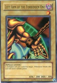 Left Arm of the Forbidden One #LOB-EN123