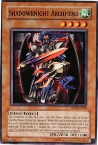 Shadowknight Archfiend #DCR-EN068