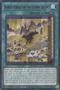 Sacred Scrolls of the Gizmek Legend #AMDE-EN058