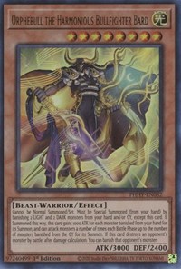 Orphebull the Harmonious Bullfighter Bard #PHHY-EN082