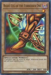 Right Leg of the Forbidden One #LOB-EN120