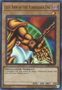 Left Arm of the Forbidden One #LOB-EN123