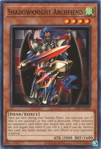 Shadowknight Archfiend #DCR-EN068