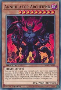 Annihilator Archfiend #SGX3-ENE11