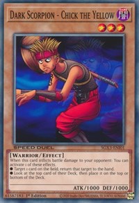 Dark Scorpion - Chick the Yellow #SGX3-ENI01