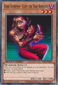 Dark Scorpion - Cliff the Trap Remover #SGX3-ENI02