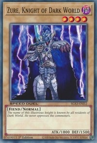 Zure, Knight of Dark World #SGX3-ENI12
