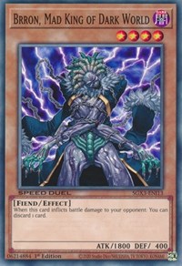 Brron, Mad King of Dark World #SGX3-ENI13
