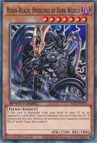 Reign-Beaux, Overlord of Dark World #SGX3-ENI14