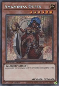 Amazoness Queen (Secret Rare) #SGX3-END01
