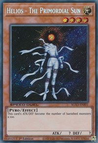 Helios - The Primordial Sun (Secret Rare) #SGX3-ENF01