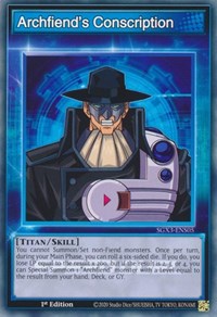Archfiend's Conscription #SGX3-ENS05