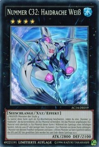 Number C32: Shark Drake Veiss (German) - "Nummer C32: Haidrache Weiß" #AC14-DE019