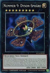 Number 9: Dyson Sphere (German) - "Nummer 9: Dyson-Sphäre" #AC14-DE020