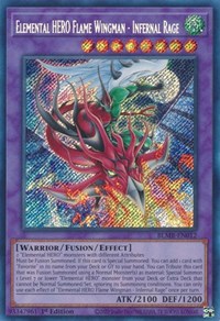 Elemental HERO Flame Wingman - Infernal Rage #BLMR-EN012
