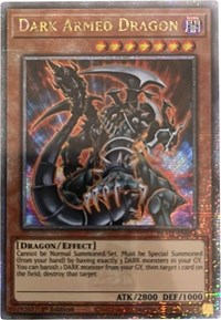 Dark Armed Dragon (Quarter Century Secret Rare) #BLMR-EN054