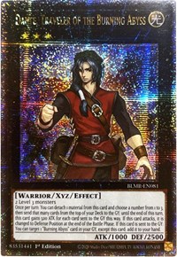 Dante, Traveler of the Burning Abyss (Quarter Century Secret Rare) #BLMR-EN081