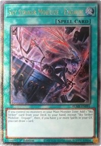 Sky Striker Mobilize - Engage! (Quarter Century Secret Rare) #BLMR-EN091