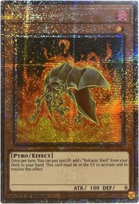 Volcanic Shell (Quarter Century Secret Rare) #BLMR-EN053