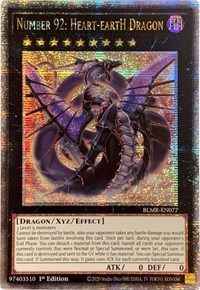 Number 92: Heart-eartH Dragon (Quarter Century Secret Rare) #BLMR-EN077