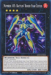Number 105: Battlin' Boxer Star Cestus #LD10-EN042