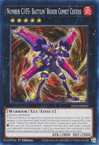 Number C105: Battlin' Boxer Comet Cestus #LD10-EN043