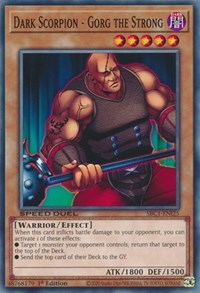 Dark Scorpion - Gorg the Strong #SBC1-ENI25