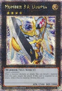 Number 39: Utopia (Quarter Century Secret Rare) #TN23-EN013