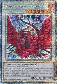Black Rose Dragon (Quarter Century Secret Rare) #TN23-EN014