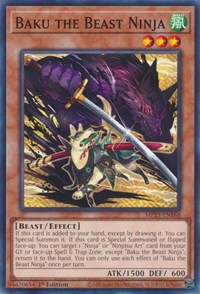 Baku the Beast Ninja #MP23-EN168