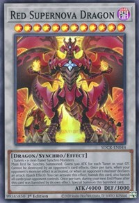 Red Supernova Dragon #SDCK-EN044