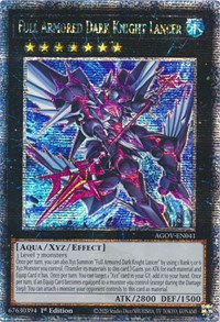 Full Armored Dark Knight Lancer (Quarter Century Secret Rare) #AGOV-EN041