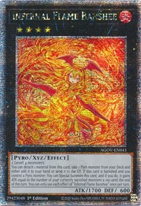 Infernal Flame Banshee (Quarter Century Secret Rare) #AGOV-EN043