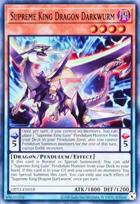Supreme King Dragon Darkwurm #OP23-EN018