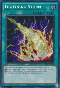 Lightning Storm (Secret Rare) #RA01-EN061