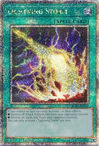 Lightning Storm (Quarter Century Secret Rare) #RA01-EN061