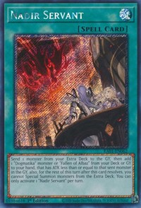 Nadir Servant (Platinum Secret Rare) #RA01-EN062