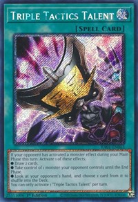 Triple Tactics Talent (Platinum Secret Rare) #RA01-EN063